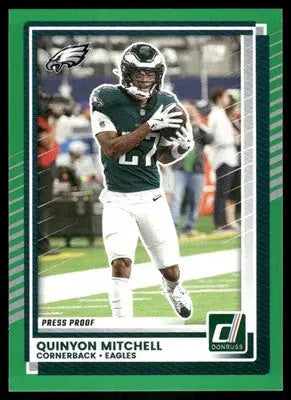 2025 Panini Donruss Quinyon Mitchell #65 Press Proof Football - Football Card Single