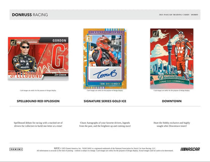 2025 Panini Donruss Racing Hobby Box | Columbia Sports Cards & More - Sports Card Hobby Boxes