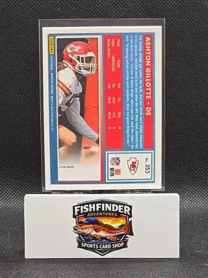 2025 Panini Donruss - Rated Rookie Ashton Gillotte #353 Optic Preview Pink Prizm - Football Card Single