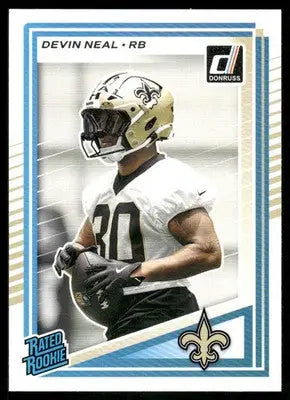 2025 Panini Donruss Rated Rookie Devin Neal #359 Football - Football Card Single