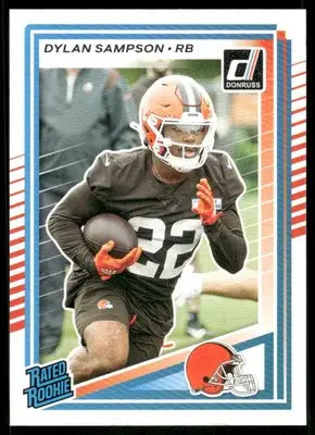 2025 Panini Donruss Rated Rookie Dylan Sampson #389 Football - Football Card Single