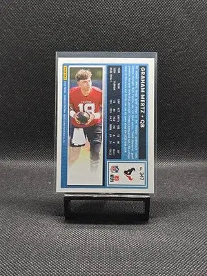 2025 Panini Donruss - Rated Rookie Graham Mertz #347 Press Proof Green (RC) - Football Card Single