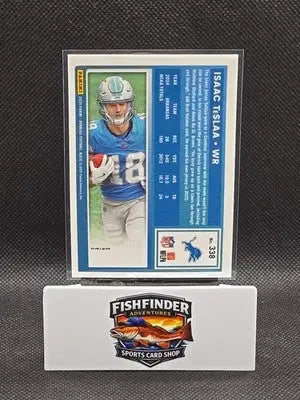 2025 Panini Donruss - Rated Rookie Isaac Teslaa #338 Optic Preview Pink Prizm... - Football Card Single