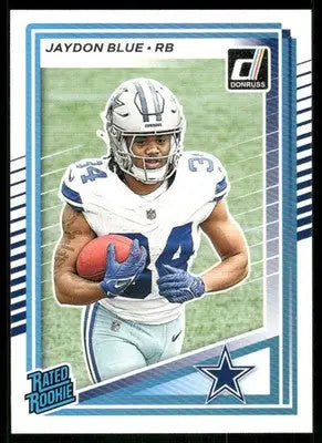 2025 Panini Donruss Rated Rookie Jaydon Blue #308 Football - Football Card Single