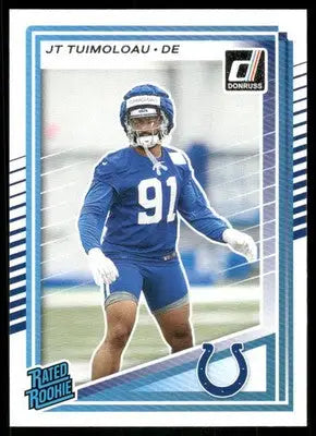 2025 Panini Donruss Rated Rookie JT Tuimoloau #398 Football - Football Card Single