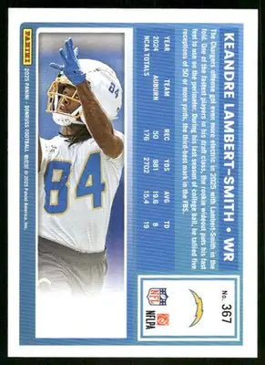 2025 Panini Donruss Rated Rookie KeAndre Lambert-Smith #367 Press Proof Green - Football Card Single