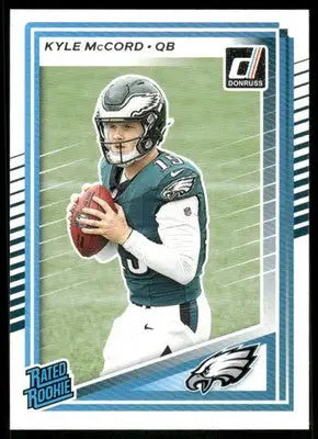 2025 Panini Donruss Rated Rookie Kyle McCord #325 Football - Football Card Single