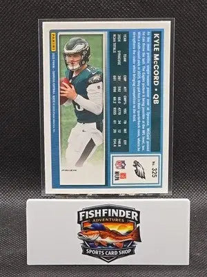2025 Panini Donruss - Rated Rookie Kyle McCord #325 Optic Preview Red Wave Prizm - Football Card Single
