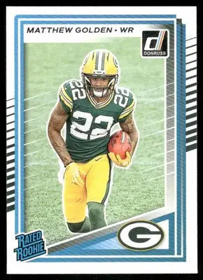 2025 Panini Donruss Rated Rookie Matthew Golden #311 Football - Football Card Single