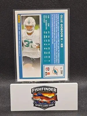 2025 Panini Donruss - Rated Rookie Ollie Gordon II #394 Press Proof Green (RC) - Football Card Single