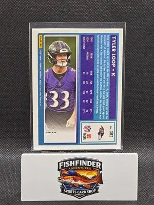 2025 Panini Donruss - Rated Rookie Tyler Loop #382 Optic Preview Red Wave Prizm - Football Card Single