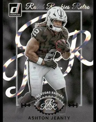 2025 Panini Donruss Rated Rookies Retro Ashton Jeanty #10 Football - Football Card Single