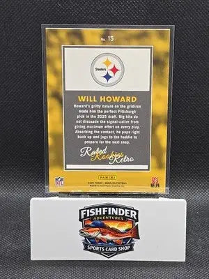 2025 Panini Donruss - Rated Rookies Retro Will Howard #15 (RC) - Football Card Single