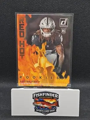 2025 Panini Donruss - Red Hot Rookies Ashton Jeanty #RHR-ASJ (RC) - Football Card Single
