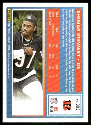 2025 Panini Donruss Shemar Stewart #393 Press Proof Green Football - Football Card Single