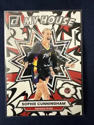 2025 Panini Donruss Sophie Cunningham MY HOUSE 🔥 Indiana Fever - Basketball Card Single