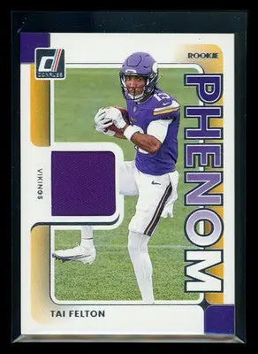 2025 Panini Donruss Tai Felton #RPJ-TAF Memorabilia Football - Sports Memorabilia