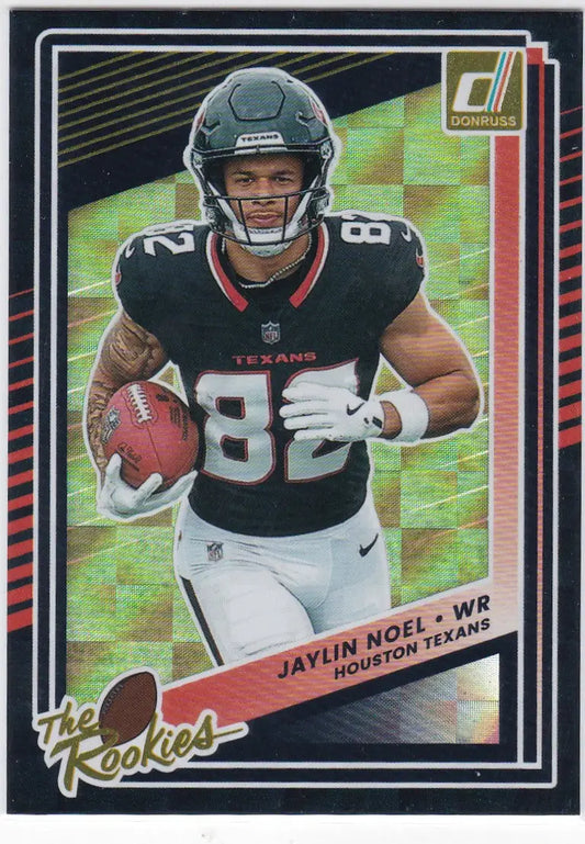2025 Panini Donruss The Rookies #30 Jaylin Noel RC Houston Texans - Football Card Single