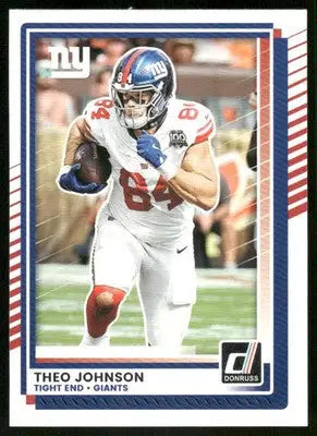 2025 Panini Donruss Theo Johnson #211 Football - Football Card Single