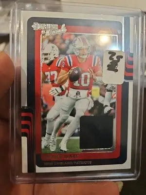 2025 Panini Donruss Threads Drake Maye Patch #DTH-DME New England Patriots - Football Card Single