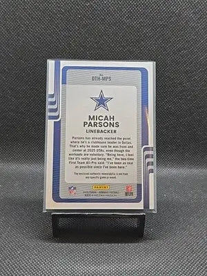 2025 Panini Donruss - Donruss Threads Micah Parsons #DTH-MPS (MEM) - Football Card Single