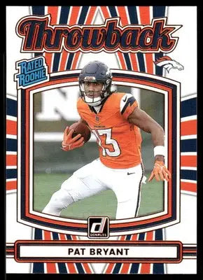 2025 Panini Donruss Throwback Pat Bryant #39 Football - Football Card Single
