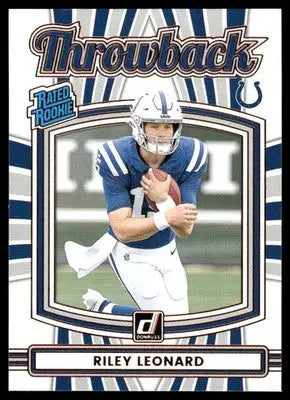 2025 Panini Donruss Throwback Riley Leonard #33 Football - Football Card Single