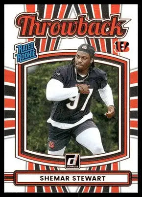 2025 Panini Donruss Throwback Shemar Stewart #35 Football - Football Card Single