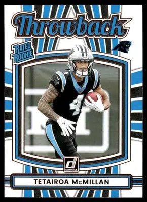 2025 Panini Donruss Throwback Tetairoa McMillan #32 Football - Football Card Single