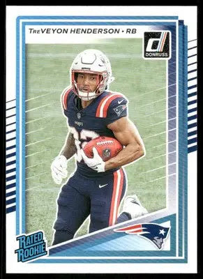 2025 Panini Donruss TreVeyon Henderson #332 Football - Football Card Single