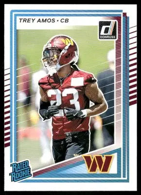2025 Panini Donruss Trey Amos #369 Football - Football Card Single