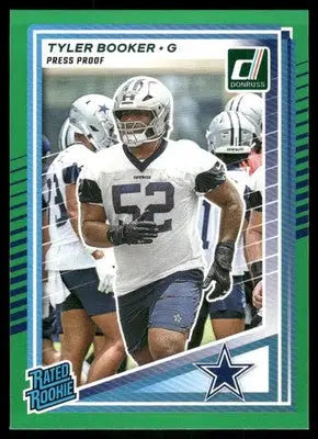 2025 Panini Donruss Tyler Booker #354 Press Proof Green Football - Football Card Single