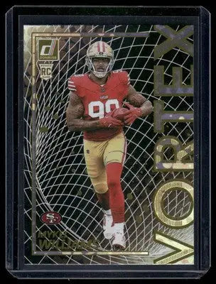 2025 Panini Donruss Vortex Mykel Williams #22 RC Football - Football Card Single