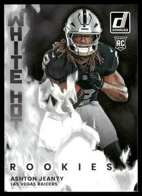 2025 Panini Donruss White Hot Rookies Ashton Jeanty #WHR-ASJ RC Football - Football Card Single