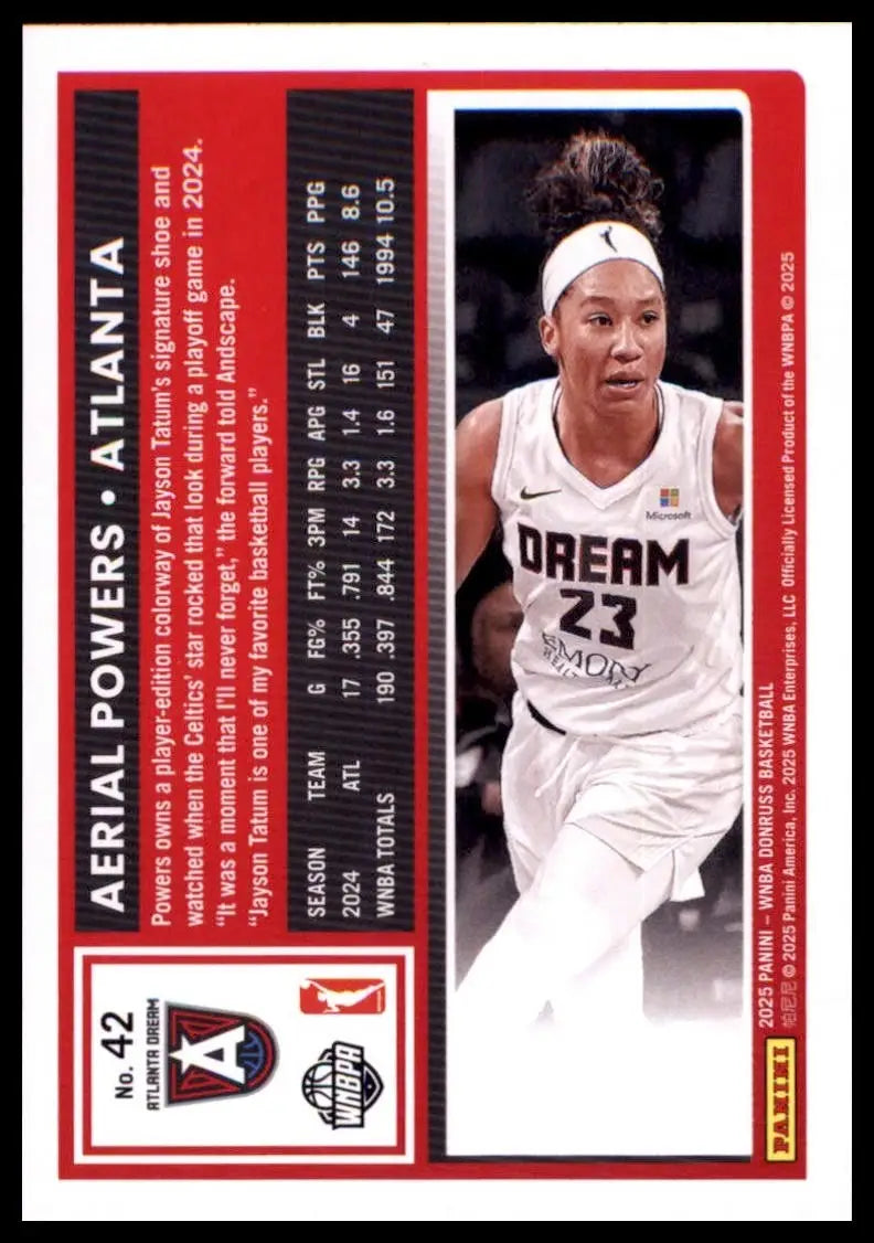 2025 Panini Donruss WNBA - Aerial Powers #42 - Basketball Card Single