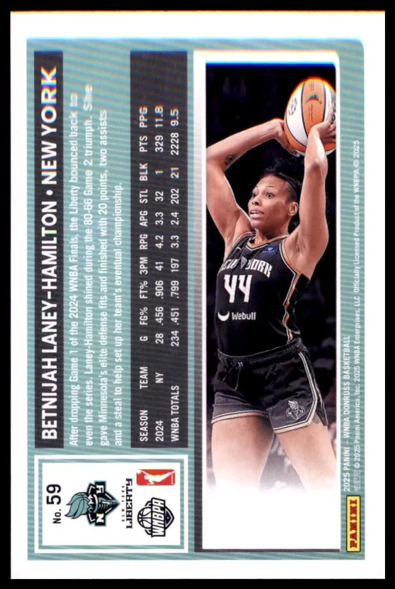 2025 Panini Donruss WNBA - Betnijah Laney-Hamilton #59 - Basketball Card Single