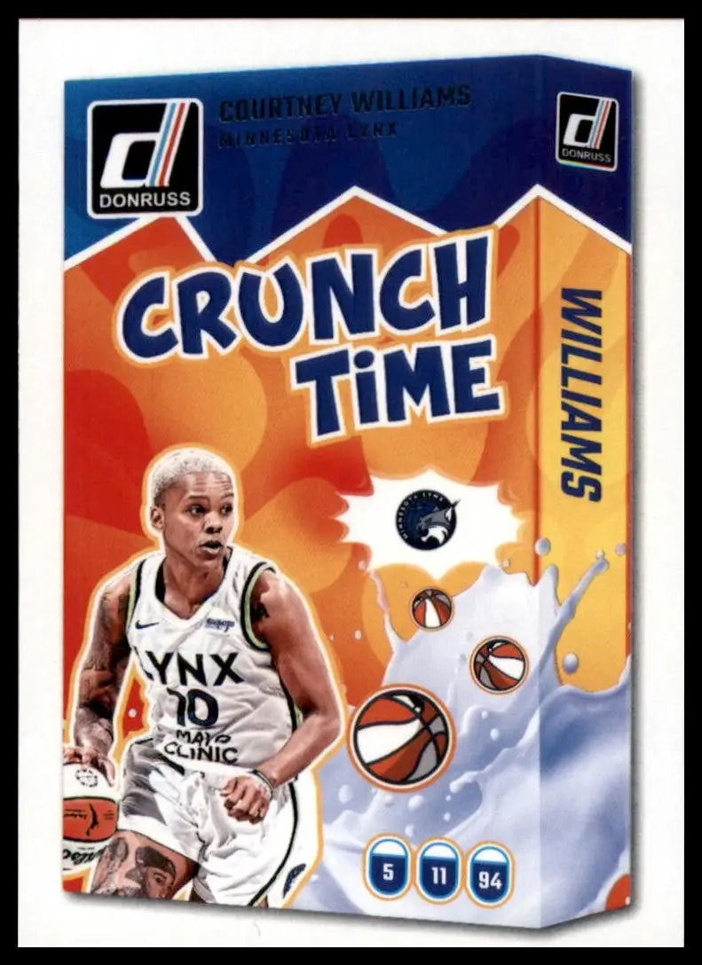 2025 Panini Donruss WNBA - Crunch Time Courtney Williams #16 - Basketball Card Single