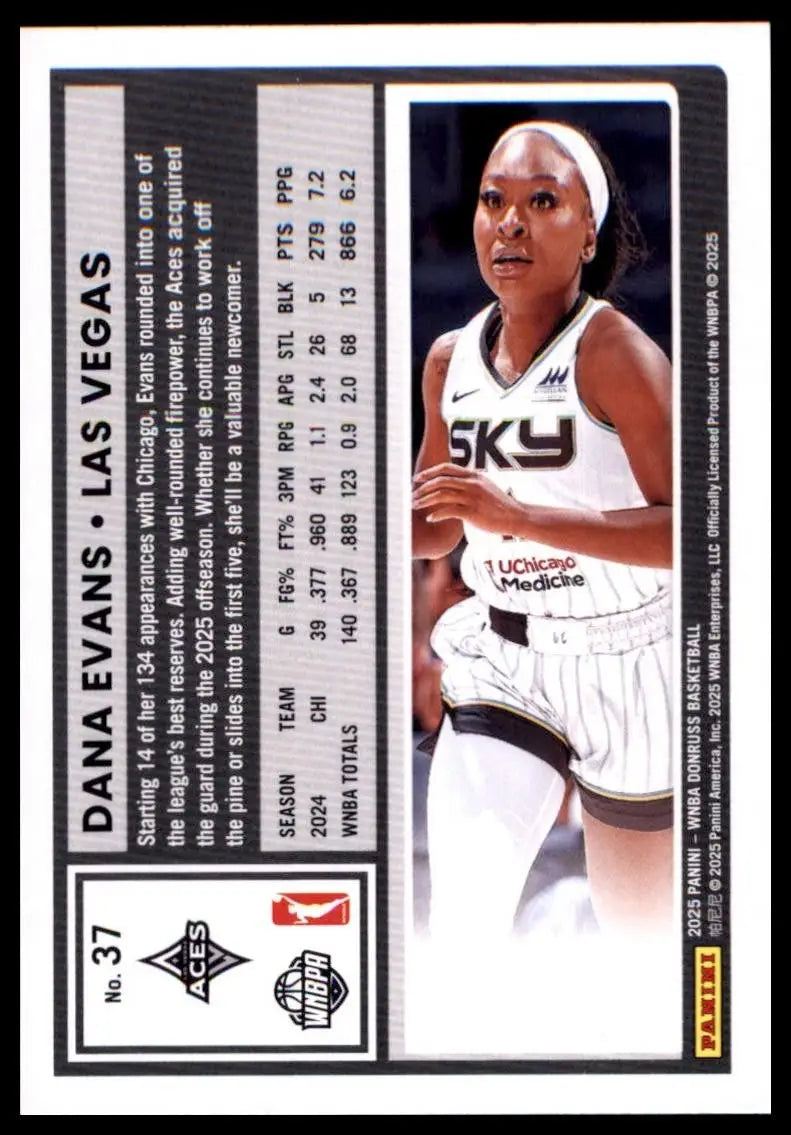 2025 Panini Donruss WNBA - Dana Evans #37 - Basketball Card Single