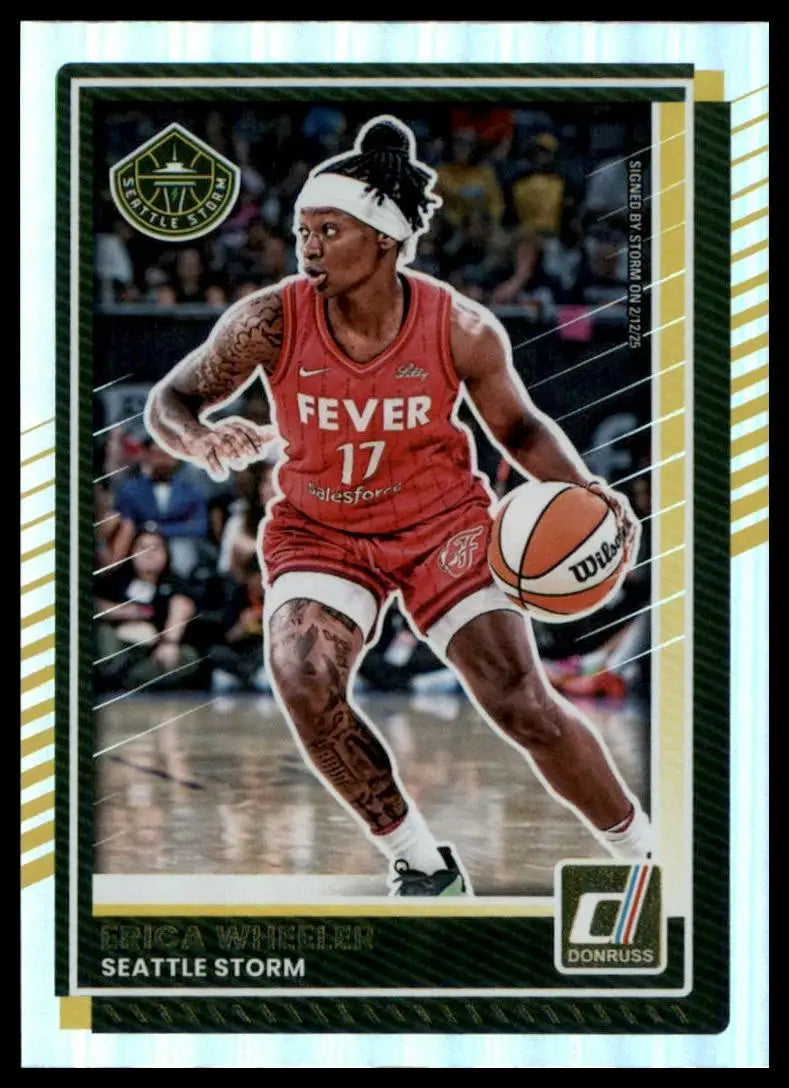 2025 Panini Donruss WNBA - Erica Wheeler #80 Holo - Basketball Card Single