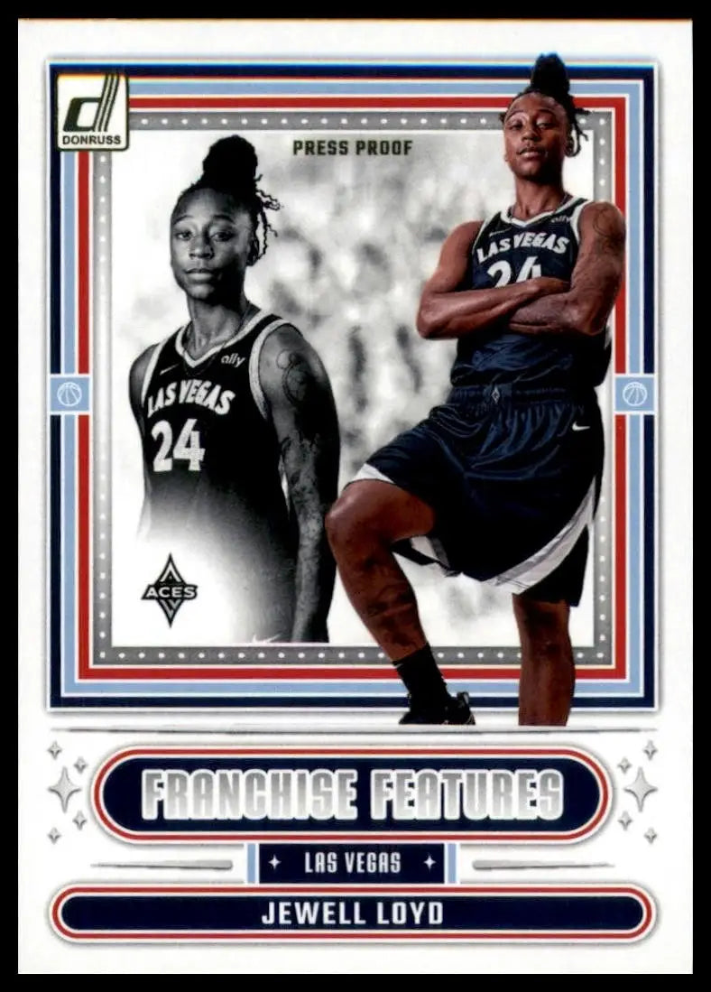 2025 Panini Donruss WNBA - Franchise Features Jewell Loyd #9 Press Proof - Basketball Card Single