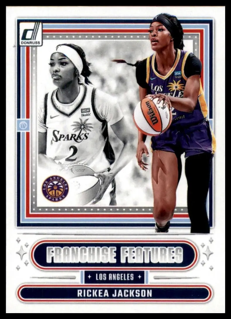 2025 Panini Donruss WNBA - Franchise Features Rickea Jackson #8 - Basketball Card Single