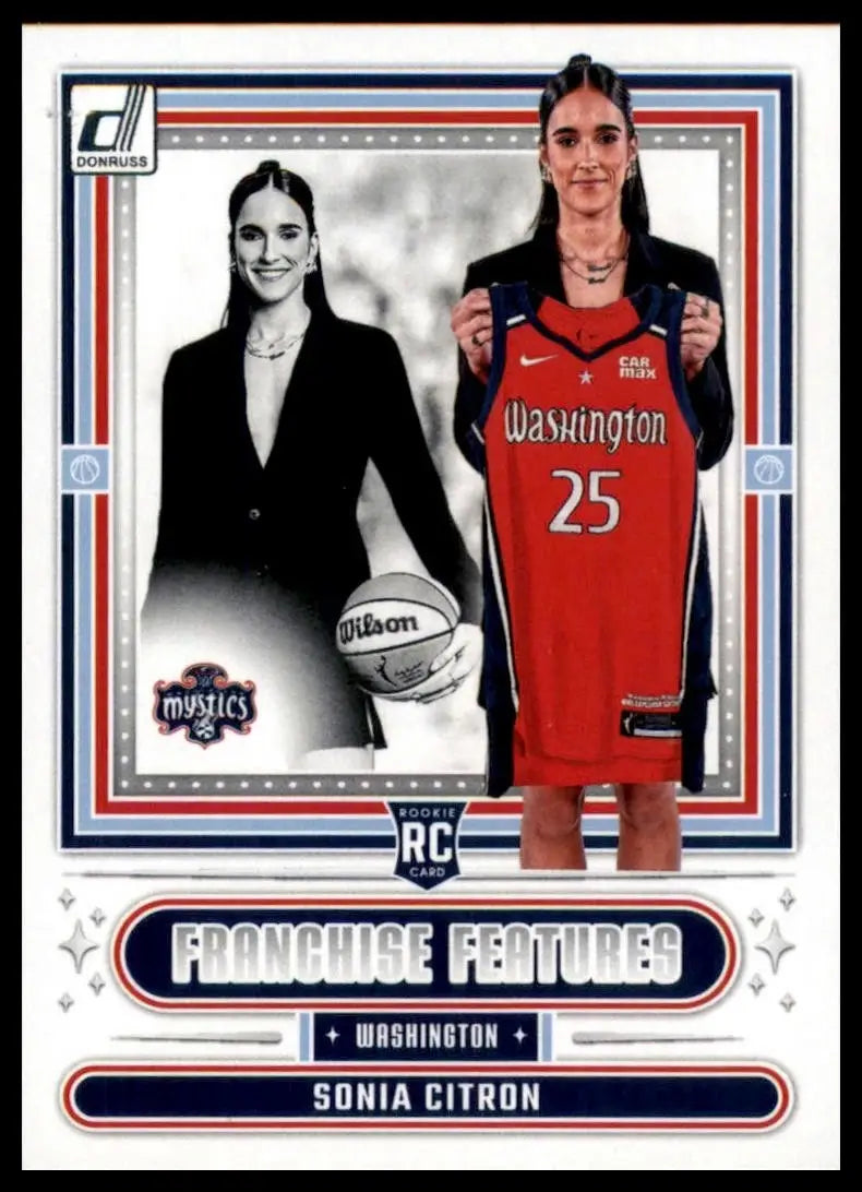 2025 Panini Donruss WNBA - Franchise Features Sonia Citron #17 (RC) - Basketball Card Single