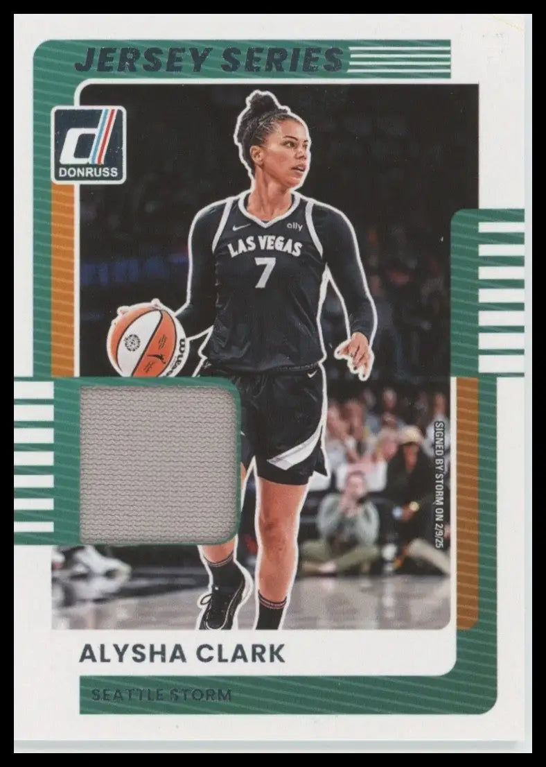 2025 Panini Donruss WNBA - Jersey Series Alysha Clark #58 (MEM) - Basketball Card Single