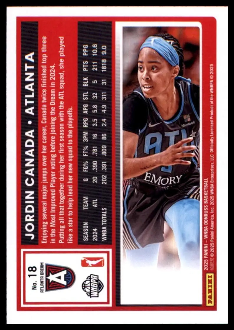 2025 Panini Donruss WNBA - Jordin Canada #18 - Basketball Card Single