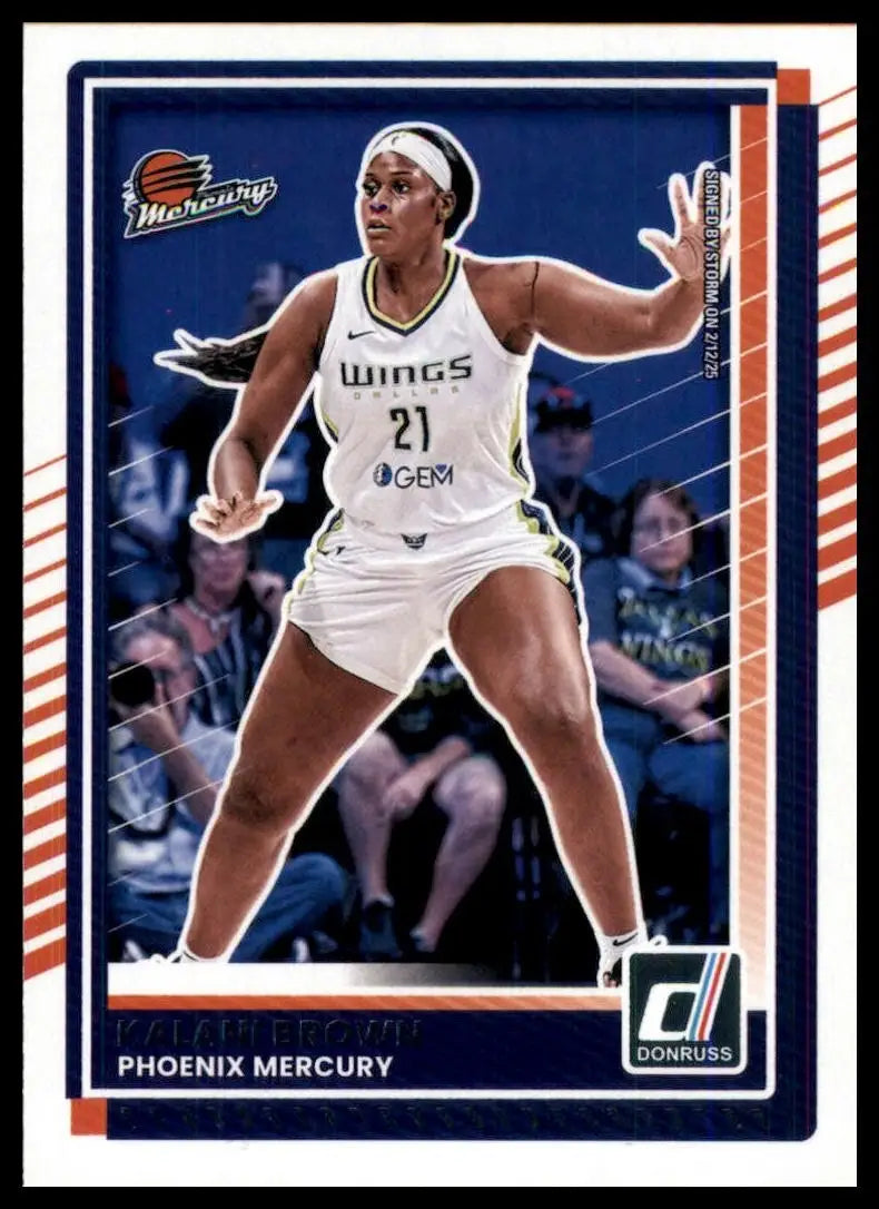 2025 Panini Donruss WNBA - Kalani Brown #84 - Basketball Card Single