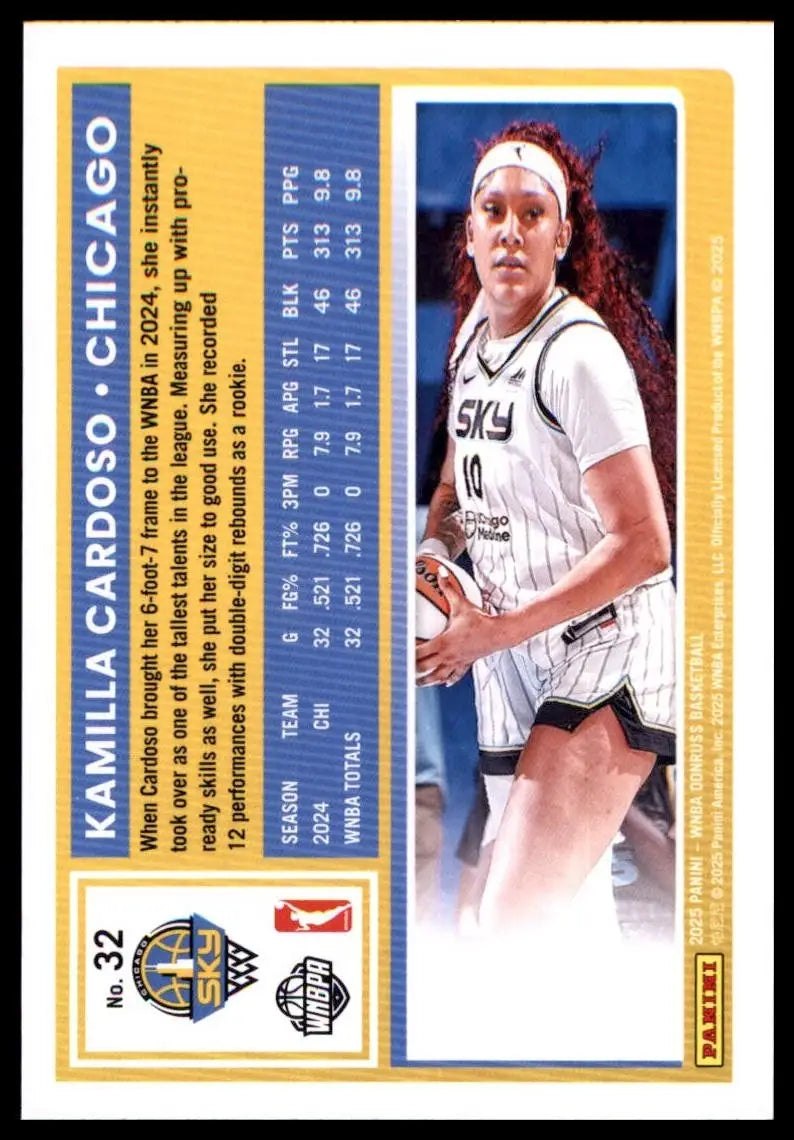 2025 Panini Donruss WNBA - Kamilla Cardoso #32 - Basketball Card Single