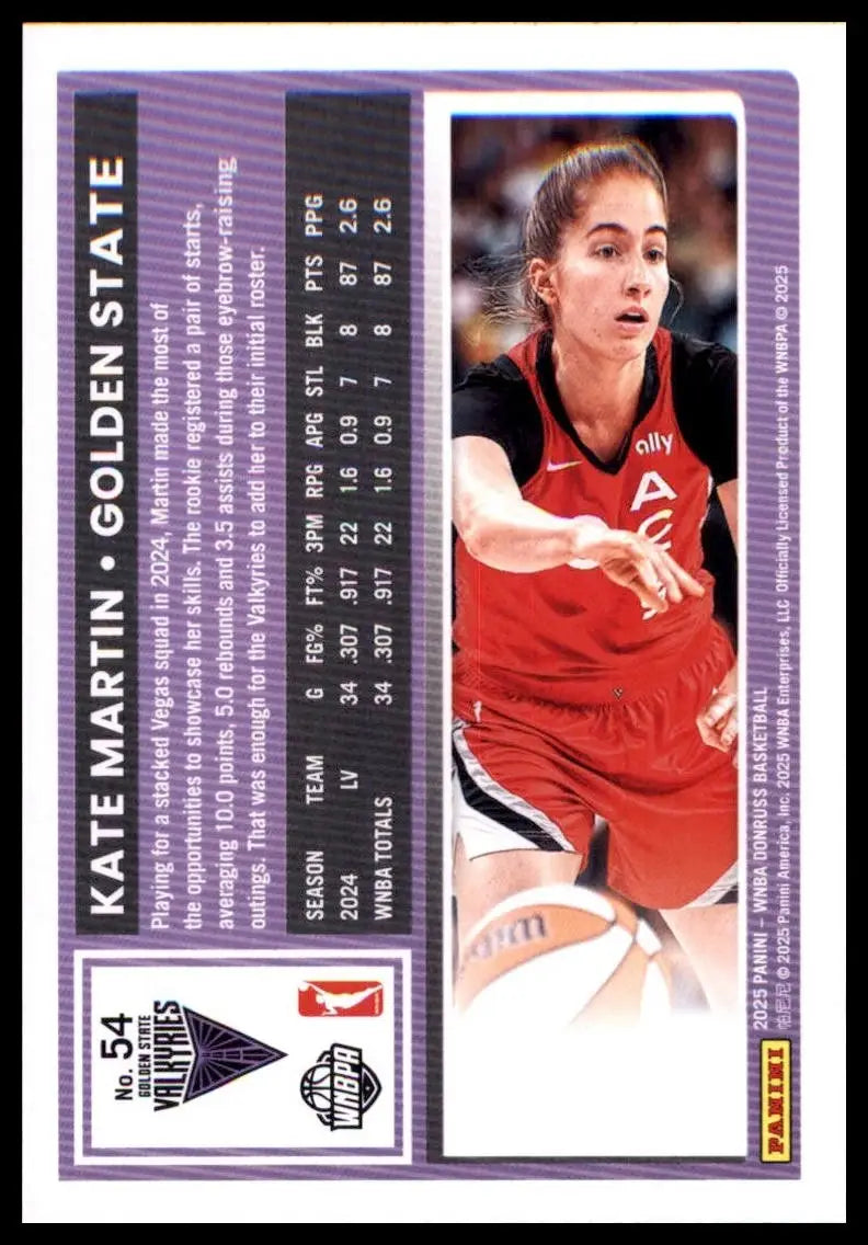 2025 Panini Donruss WNBA - Kate Martin #54 - Basketball Card Single