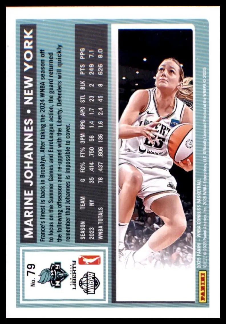 2025 Panini Donruss WNBA - Marine Johannes #79 - Basketball Card Single