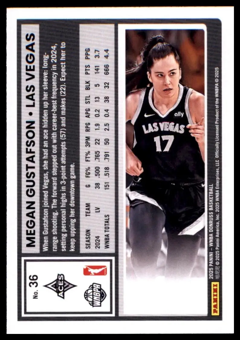 2025 Panini Donruss WNBA - Megan Gustafson #36 - Basketball Card Single