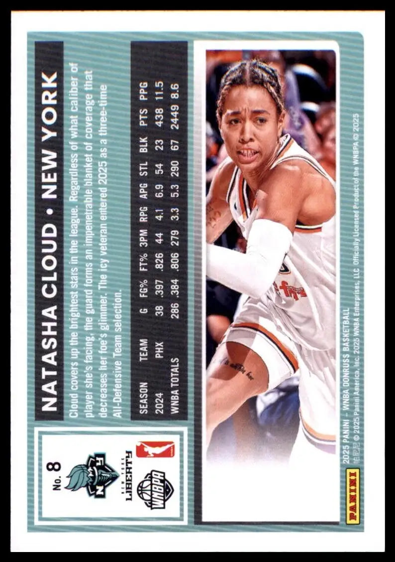 2025 Panini Donruss WNBA - Natasha Cloud #8 - Basketball Card Single